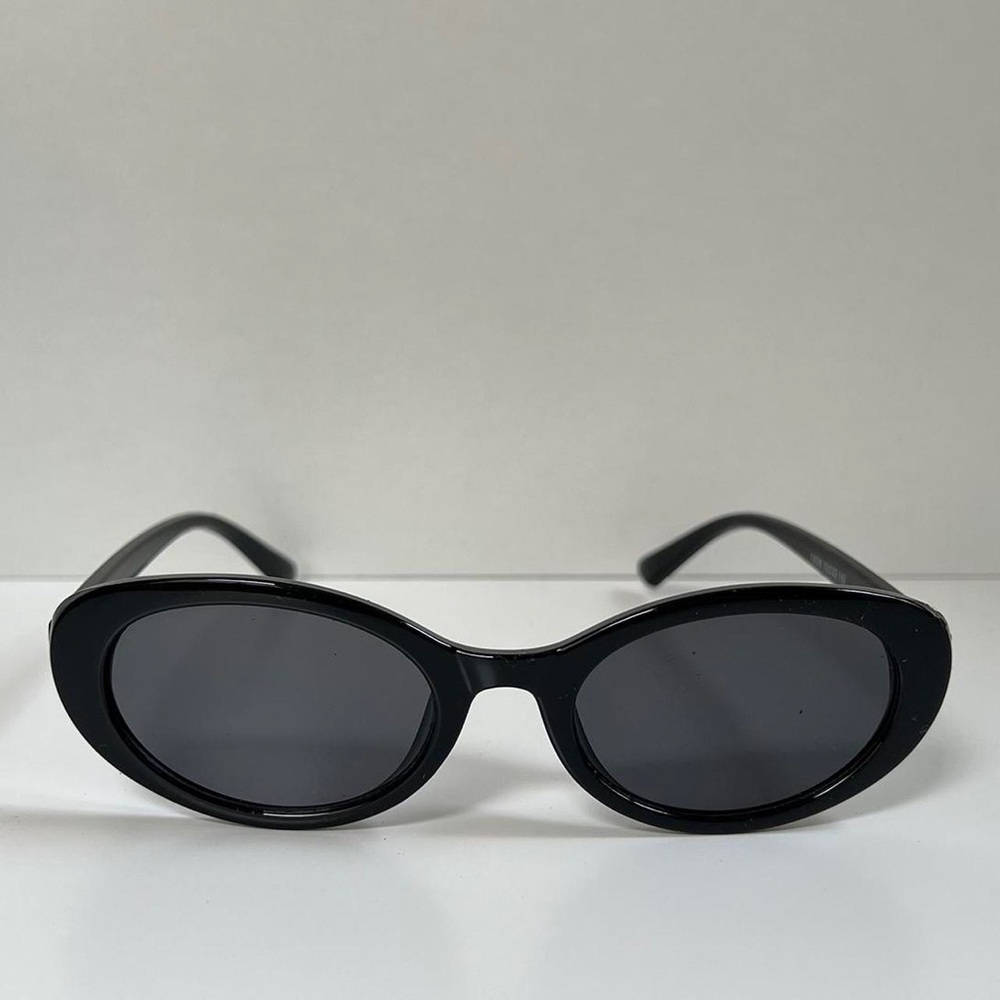 vintage unique retro style black round sunglasses